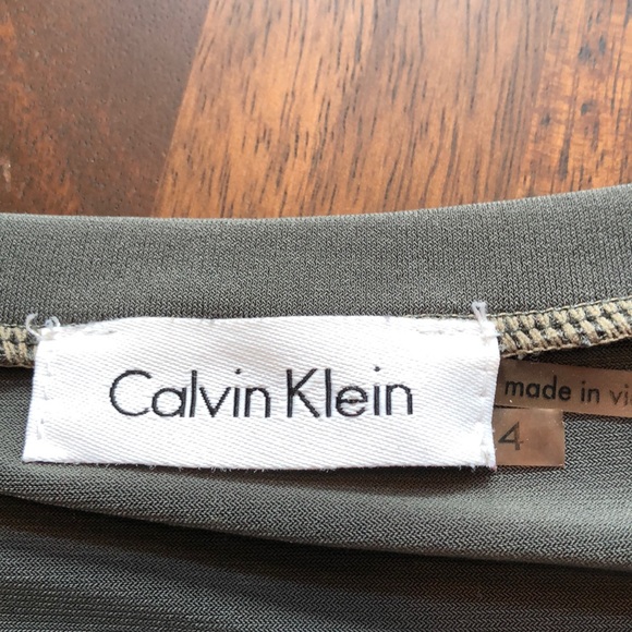 Calvin Klein Flutter Sleeve Dress - Picture 7 of 9